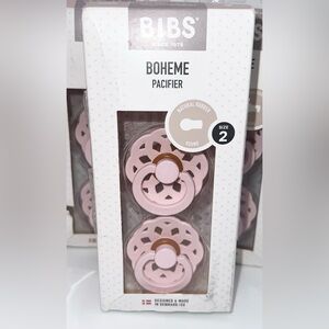 BIBS Boheme Pacifier Set - Pink size 2